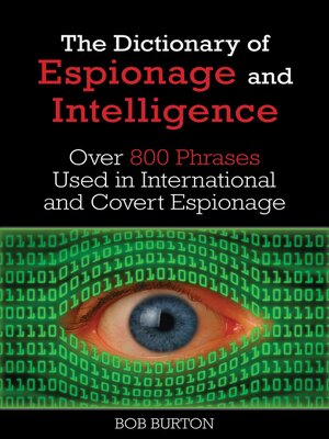 cover image of Dictionary of Espionage and Intelligence